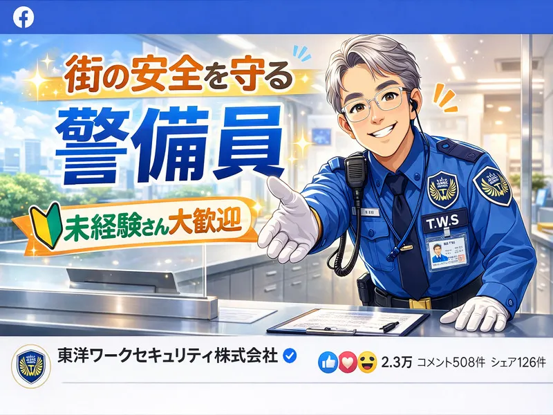 ＜施設警備員＞工場での受付や巡回など◆賞与年2回◎車通勤OK☆年間休日149日！