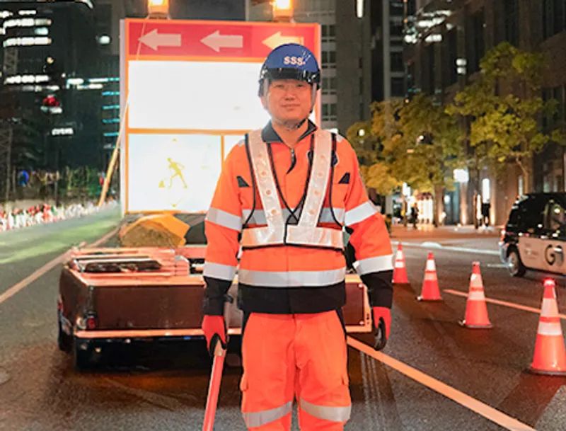 ＜免許不要＞一般道路メインの道路サポートスタッフ★日払いOK・未経験OKの画像1