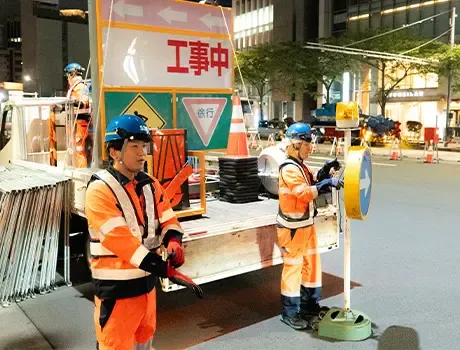 ＜免許不要＞一般道路メインの道路サポートスタッフ★日払いOK・未経験OKの画像3
